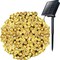 100 LED Solar String Lights with Green Wire for Outdoor Garden Decoration